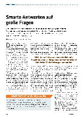 Vorschauseite 1: Smarte Antworten auf große Fragen