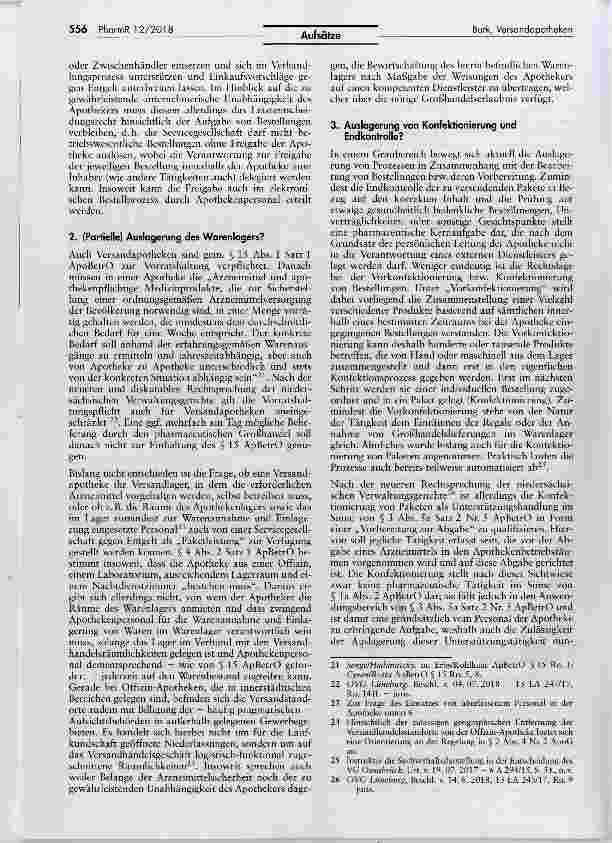 Vorschauseite 4: Versandapotheken im Fokus von Investoren Rechtliche Handlungsspielräume und rote Linien für die Kooperation mit externen Kapitalgebern