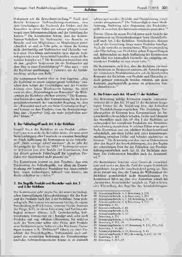 Vorschauseite 3: Produkthaftungsrichtlinie auf dem Prüfstand Die Beurteilung der Europäischen Kommission mit Blick auf die Arzneimittel-und Medizinproduktehaftung