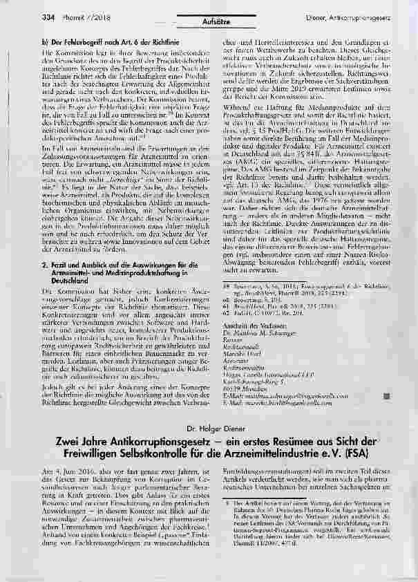 Vorschauseite 6: Produkthaftungsrichtlinie auf dem Prüfstand Die Beurteilung der Europäischen Kommission mit Blick auf die Arzneimittel-und Medizinproduktehaftung
