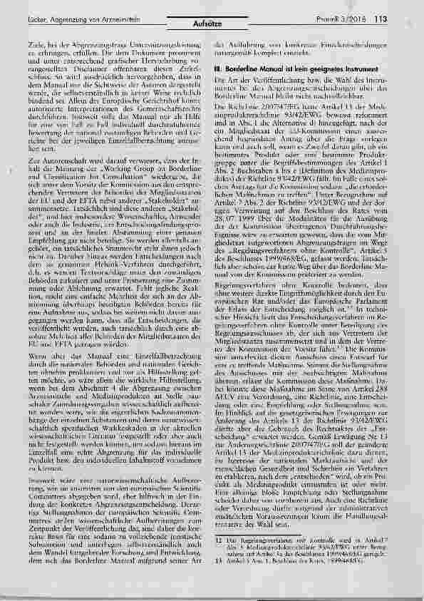 Vorschauseite 5: Abgrenzung von Arzneimitteln zu Medizinprodukten im Lichte des Borderline Manuals am Beispiel der Substanz „D-Mannose