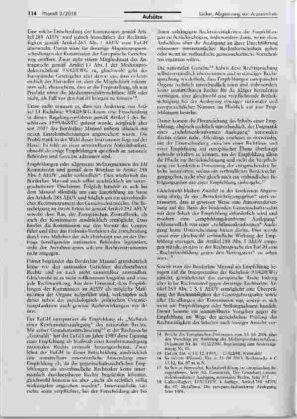 Vorschauseite 6: Abgrenzung von Arzneimitteln zu Medizinprodukten im Lichte des Borderline Manuals am Beispiel der Substanz „D-Mannose