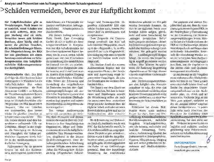 Vorschauseite 1: Schäden vermeiden, bevor es zur Haftpflicht kommt
