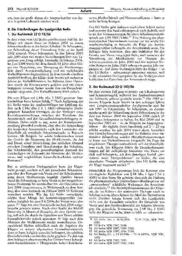 Vorschauseite 3: Die reformierte Arzneimittelhaftung im Praxisfest
