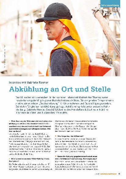 Vorschauseite 1: Abkühlung an Ort und Stelle