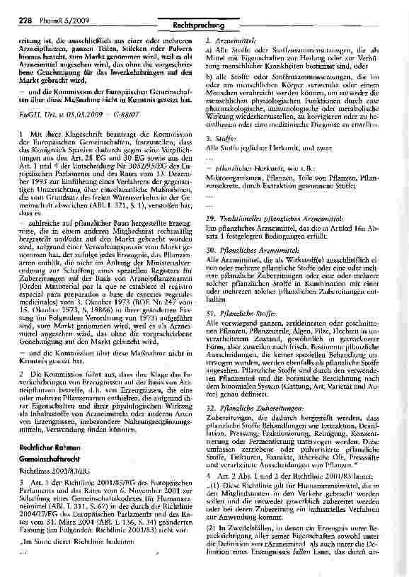 Vorschauseite 2: Zur Genehmigung für das Inverkehrbringen von Erzeugnissen, die in anderen Mitgliedstaaten rechtmäßig als Nahrungsergänzungsmitfel oder diätetische Erzeugnisse hergestellt oder auf…