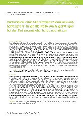 Vorschauseite 1: Verbündete oder Störenfriede? Wie Gesundheitsexpert*innen die Rolle von Angehörigen bei der Patientensicherheit einschätzen