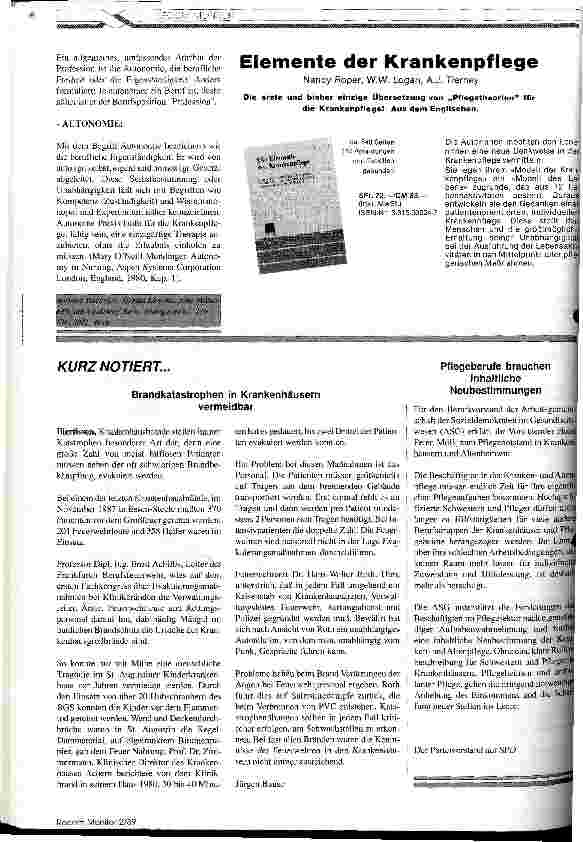 Vorschauseite 5: Professionalisierung der Krankenpflege