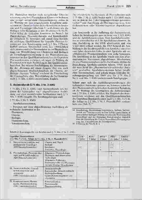 Vorschauseite 5: Pharmaberatung nach § 75 Abs. 1 AMG und die Anforderungen an die Sachkenntnis nach § 75 Abs. 2 und 3 AMG