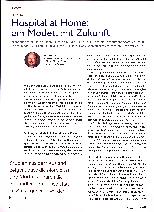 Vorschauseite 1: Hospital at Home: ein Modell mit Zukunft