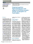 Vorschauseite 1: Prävalenz kognitiver Beeinträchtigungen in der pflegerischen Akutversorgung – Analyse und Vergleich von Routinedaten