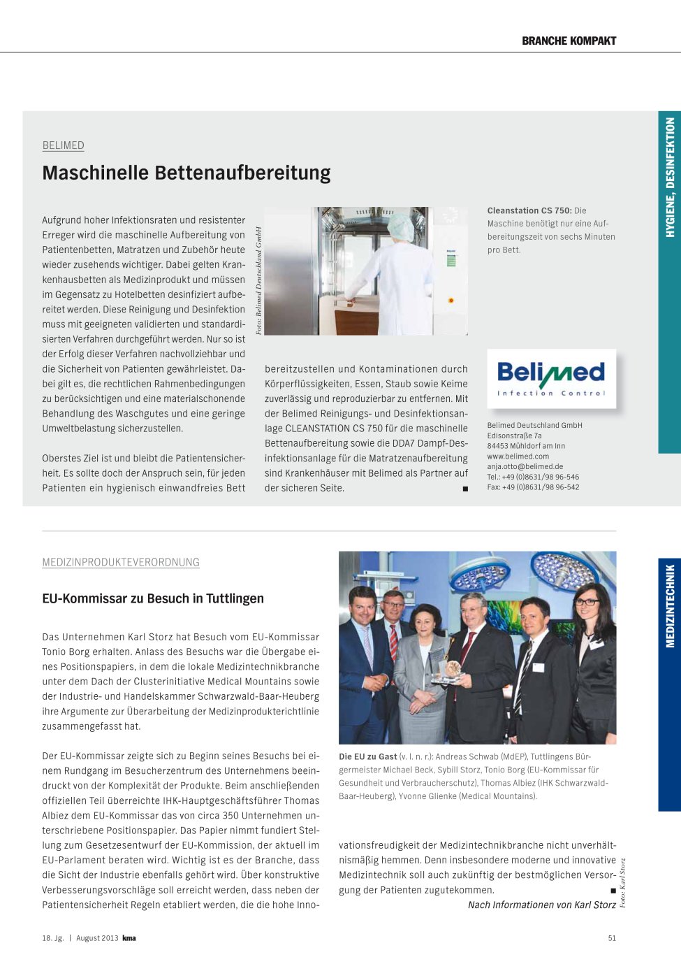Vorschauseite 1: Maschinelle Bettenaufbereitung