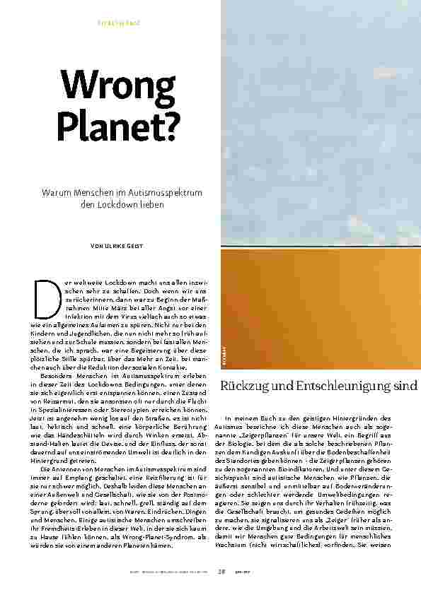 Vorschauseite 1: Corrected: Wrong Planet?