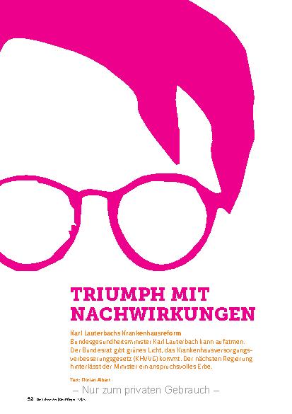 Vorschauseite 1: Triumph mit Nachwirkungen