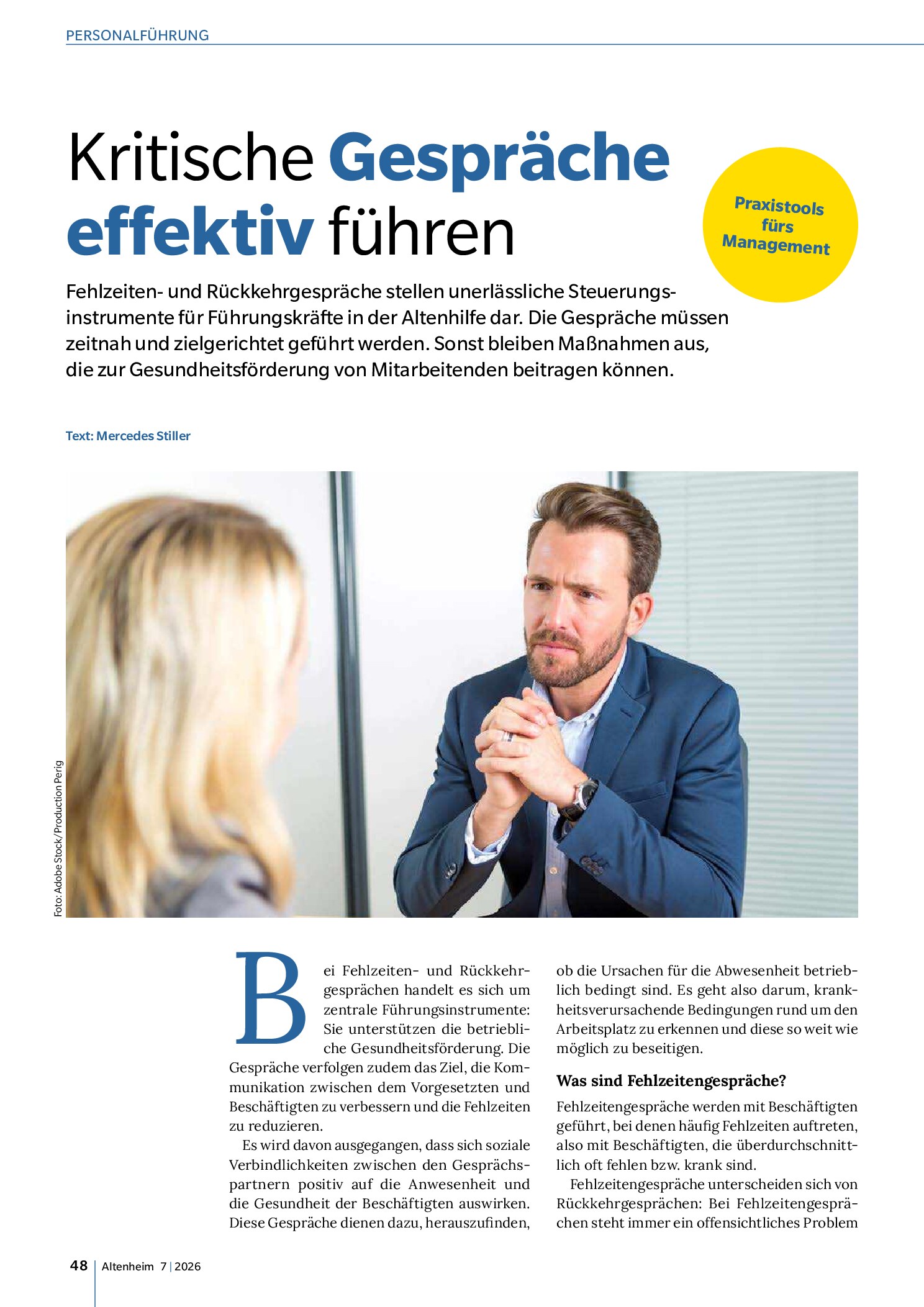 Vorschauseite 1: Kritische Gespräche effektiv führen:
