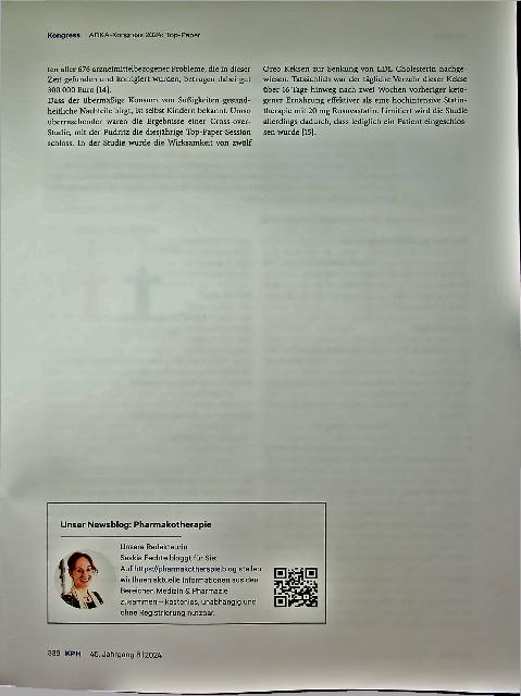 Vorschauseite 4: Top-Paper 2024 Was klinische Pharmazeuten gelesen haben sollten