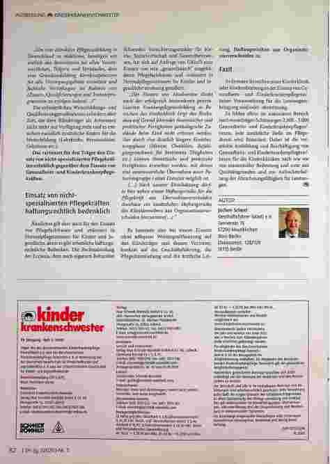 Vorschauseite 2: Ausbildung in der Kinderkrankenpflege aus Sicht der Krankenhausträger