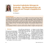Vorschauseite 1: Semantisch-lexikalische Störungen im Kindesalter – Eine Bestandsaufnahme der Diagnostik und Therapie in logopädischen Praxen
