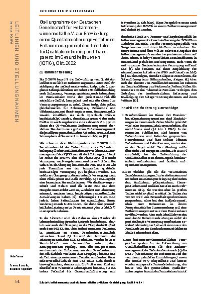 Vorschauseite 4: Bericht zur 19. Mitgliederversammlung der Deutschen Gesellschaft für Hebammenwissenschaft e. V. (DGHWi)