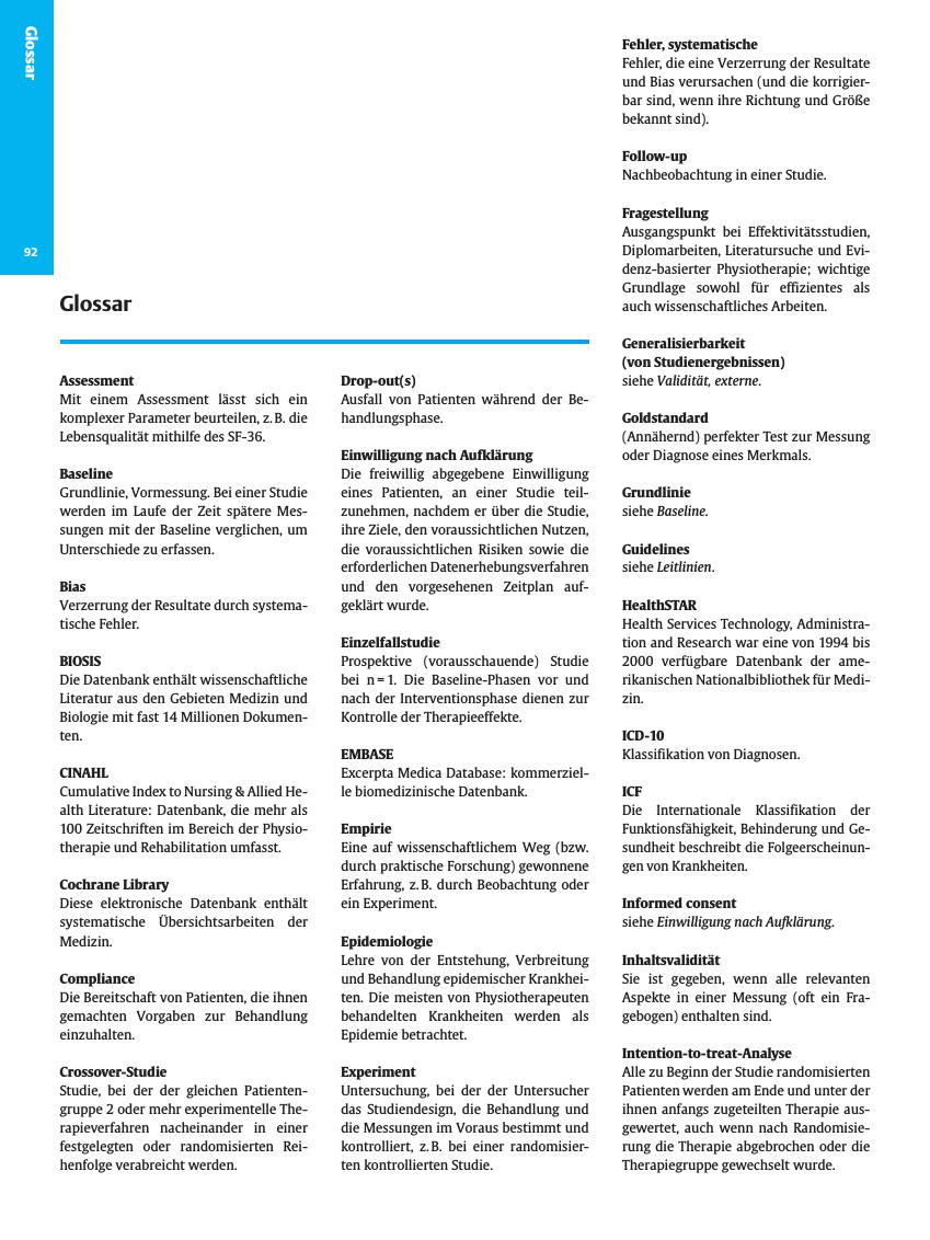 Vorschauseite 1: Glossar