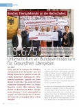 Vorschauseite 1: 13. 675 Unterschriften an Bundesministerium für Gesundheit übergeben