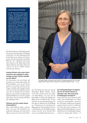 Vorschauseite 2: «Freude an der Arbeit mit medizinischen Qualitätsindikatoren entwickeln»