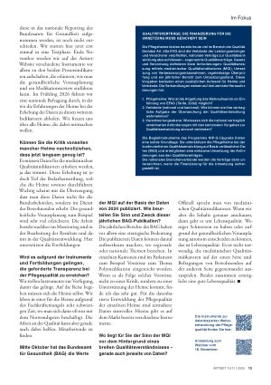 Vorschauseite 4: «Freude an der Arbeit mit medizinischen Qualitätsindikatoren entwickeln»