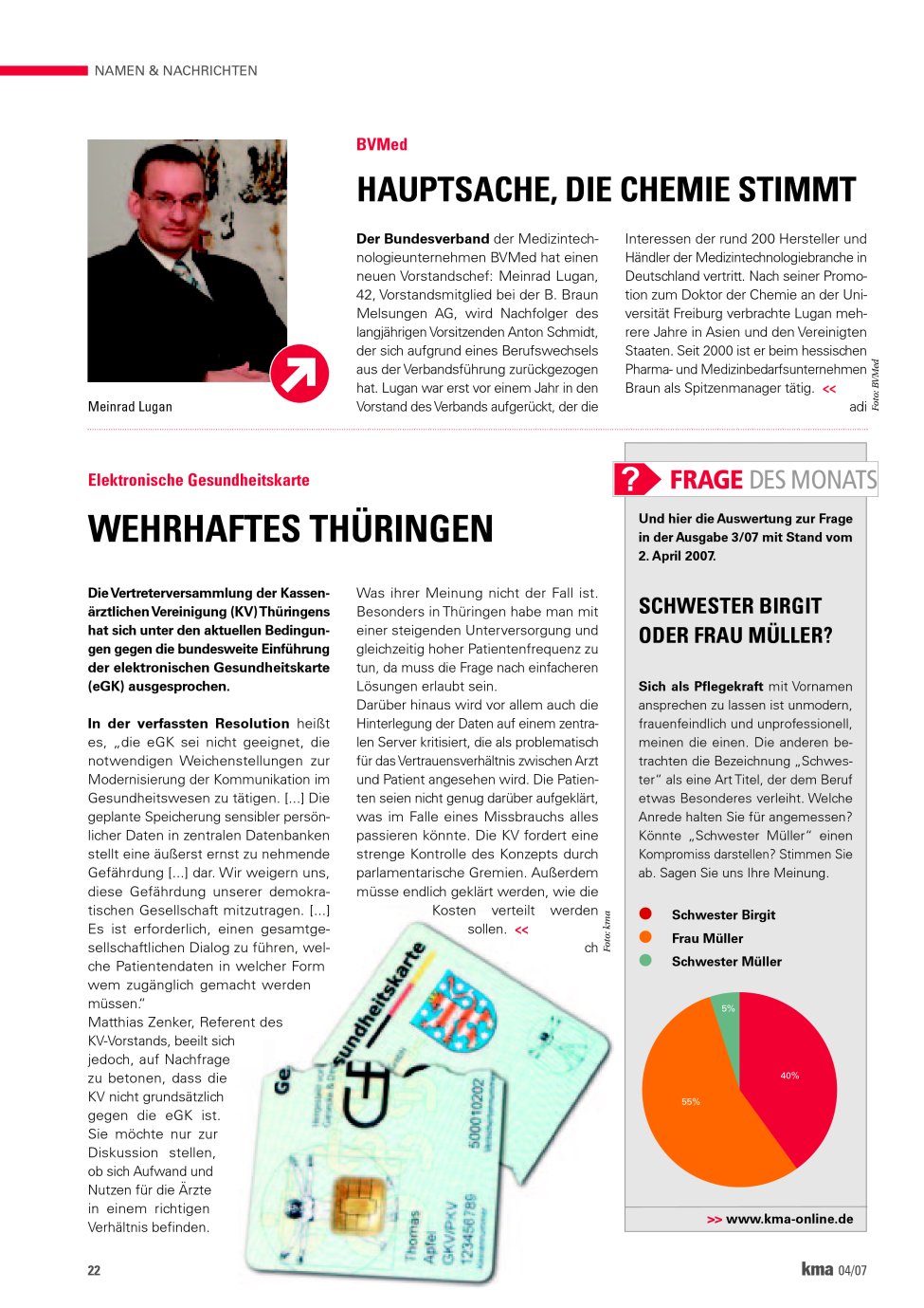 Vorschauseite 1: Hauptsache, die Chemie stimmt