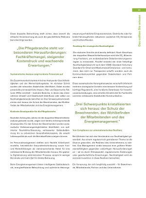 Vorschauseite 3: Von der Pflicht zur Chance: Wie Nachhaltigkeit für Pflegeanbieter zum Erfolgsfaktor wird
