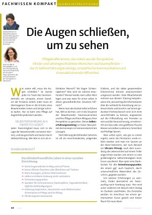 Vorschauseite 1: Die Augen schließen, um zu sehen