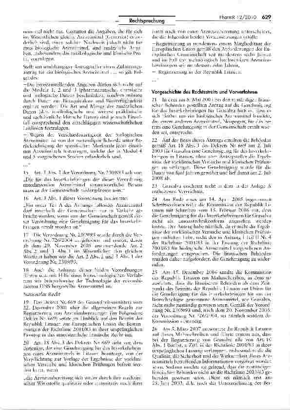 Vorschauseite 3: Aus Biotechnologie gewonnene ähnliche biologische Arzneimittel