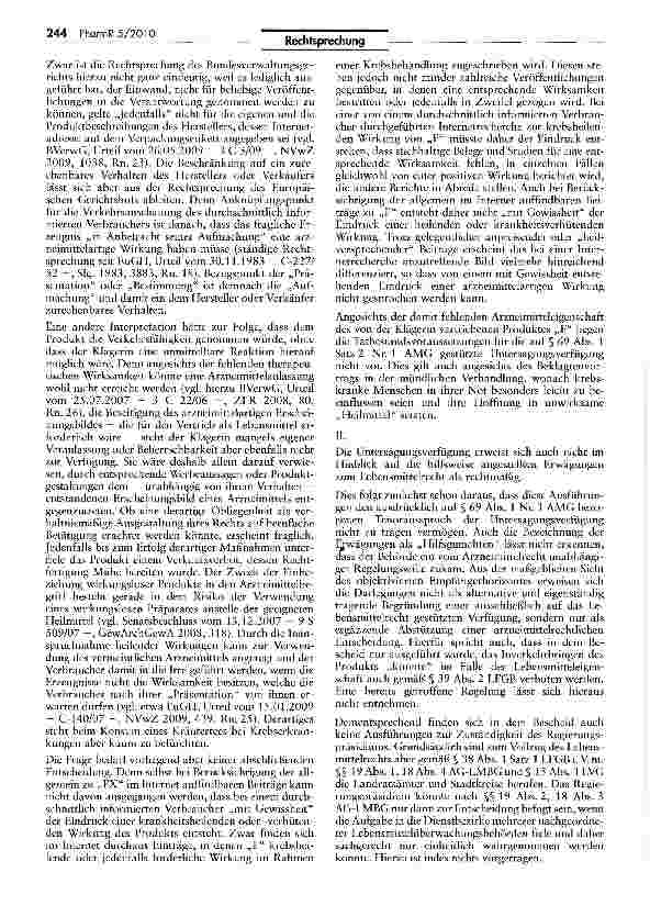 Vorschauseite 6: Abgrenzung Arzneimittel/Lebensmittel (Kräutertee)