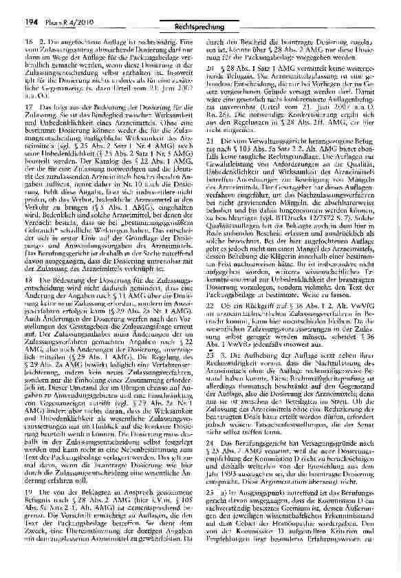 Vorschauseite 3: Zur Frage der Dosierung homöopathischer Arzneimittel