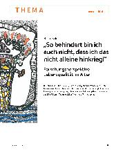 Vorschauseite 2: „So behindert bin ich auch nicht, dass ich das nicht alleine hinkrieg!“ Forschungsperspektive Lebensqualität im Alter