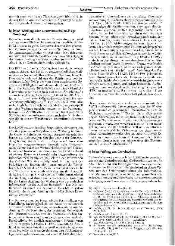 Vorschauseite 6: Endverbraucherinformationen über verschreibungspflichtige Arzneimittel
