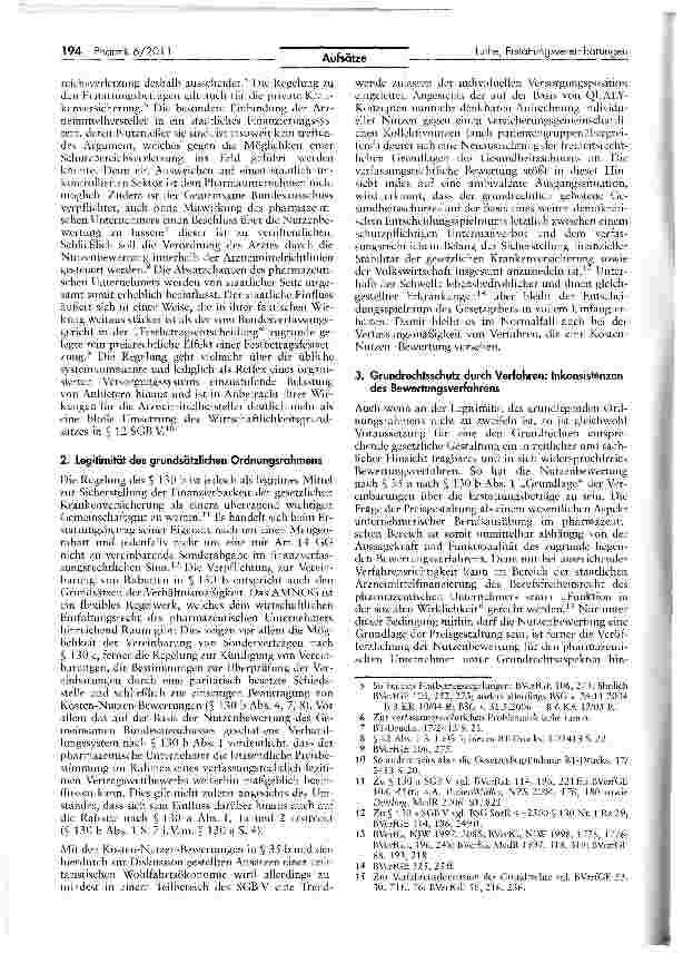 Vorschauseite 2: Erstattungsvereinbarungen mit pharmazeutischen Unternehmen