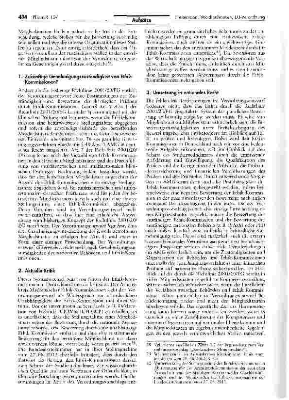 Vorschauseite 6: Der Vorschlag für eine neue EU-Verordnung über klinische Prüfungen - Fortschritt oder Rückschritt?