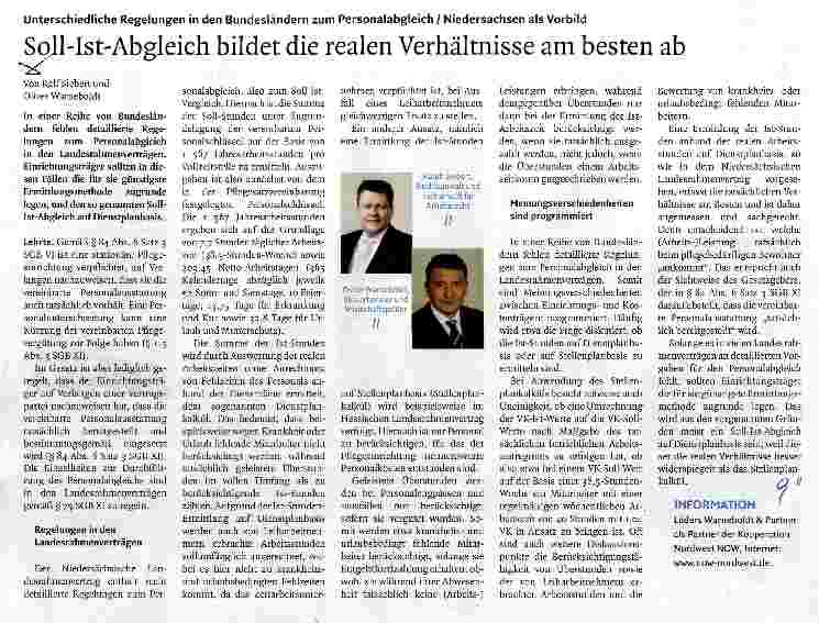 Vorschauseite 1: Soll-Ist-Abgleich bildet die realen Verhältnisse am besten ab
