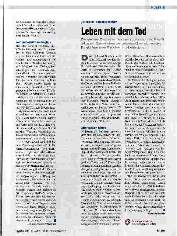 Vorschauseite 2: Erfolge, aber keine Wunder