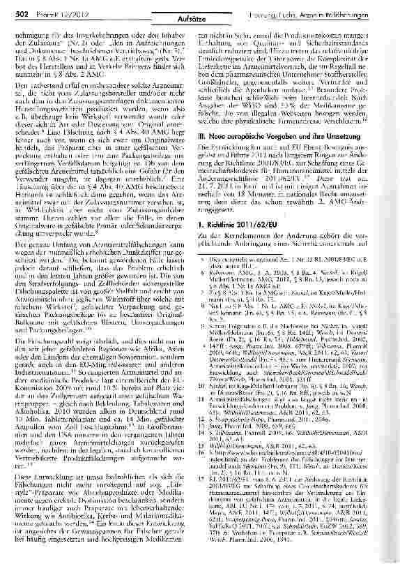 Vorschauseite 2: Einstandspflicht des Fälschungsopfers?