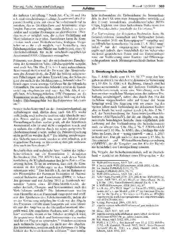 Vorschauseite 3: Einstandspflicht des Fälschungsopfers?