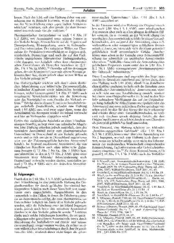 Vorschauseite 5: Einstandspflicht des Fälschungsopfers?