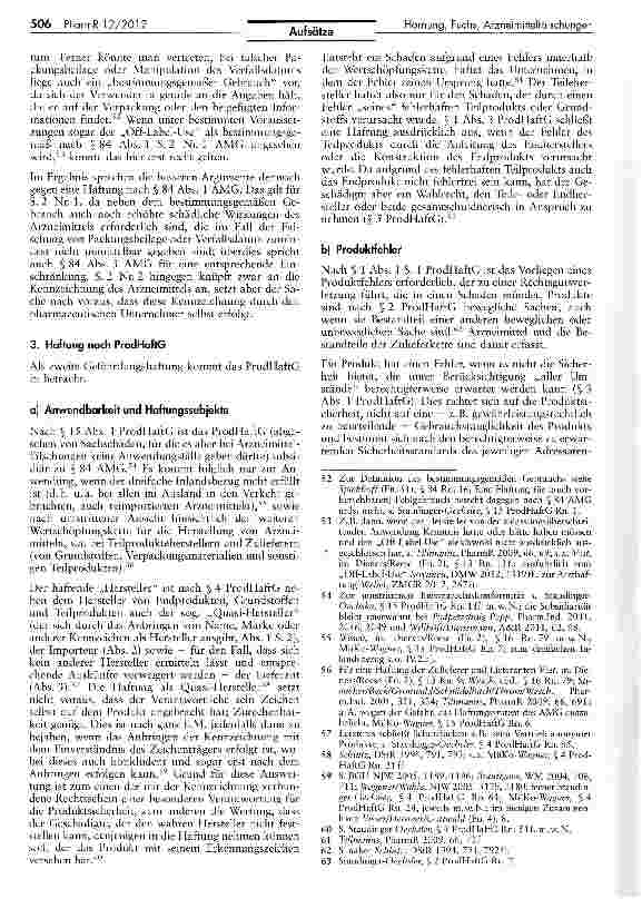Vorschauseite 6: Einstandspflicht des Fälschungsopfers?