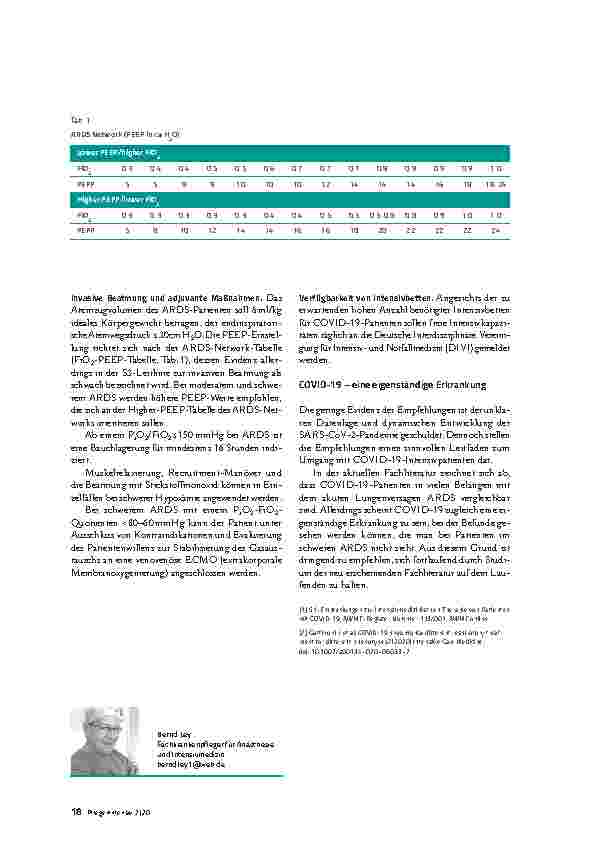Vorschauseite 5: Sinnvoller Leitfaden zur Therapie von Patienten mit COVID-19