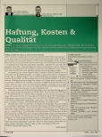 Vorschauseite 1: Haftung, Kosten & Qualität