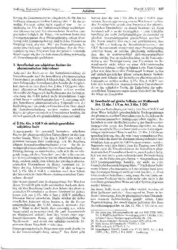 Vorschauseite 4: Die Veranlassung von Bestandsmarktbewertungen durch den Gemeinsamen Bundesausschuss gemäß § 35a Abs. 6 SGB V alsGegenstand gerichtlicher Überprüfung