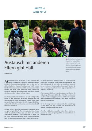 Vorschauseite 1: Austausch mit anderen Eltern gibt Halt