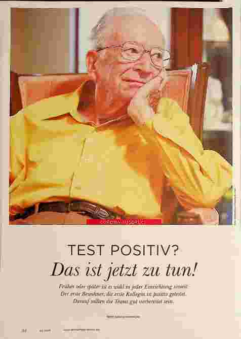 Vorschauseite 1: TEST POSITIV? Das ist jetzt zu tun!