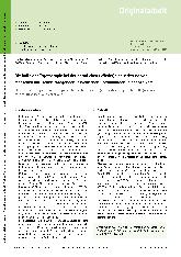 Vorschauseite 1: Die Rolle der Ergotherapie bei der beruflichen (Wieder)eingliederung von Menschen mit (schwerwiegenden) psychischen Erkrankungen in der Schweiz