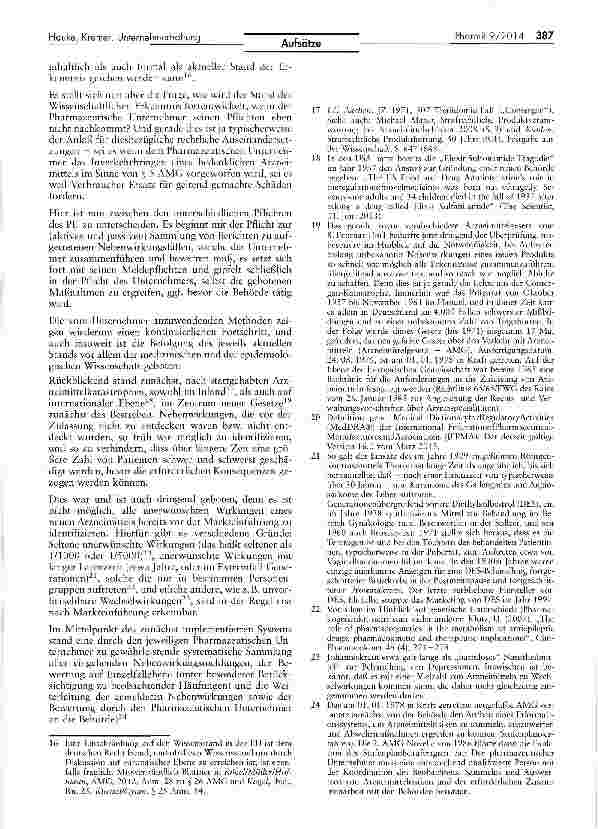 Vorschauseite 4: Der Stand der wissenschaftlichen Erkenntnisse, die Erkenntnisse der medizinischen Wissenschaft und die Haftung des Pharmazeutischen Unternehmers